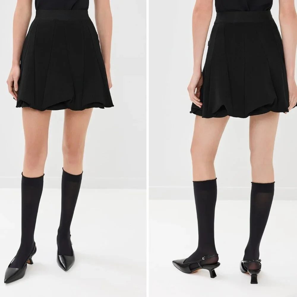 Tibi Wren Crepe Knit Skirt Size 0 NWT - Picture 5 of 8